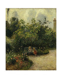 Corner of a Garden at the Hermitage, 1877 -  Camille Pissarro - McGaw Graphics
