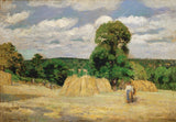 The Harvest, 1876 -  Camille Pissarro - McGaw Graphics