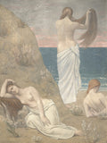 Young Women at the Sea Shore (petite version) -  Pierre Puvis de Chavannes - McGaw Graphics