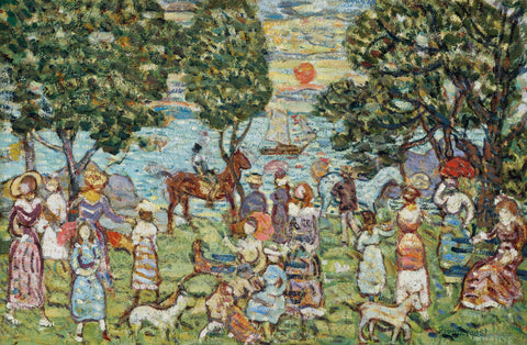 Sunset, about 1915-18 -  Maurice Brazil Prendergast - McGaw Graphics