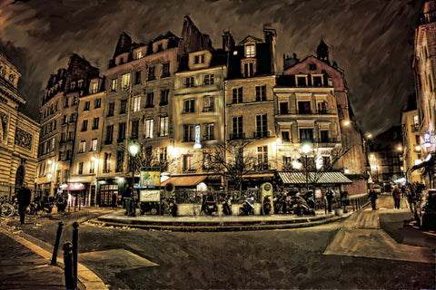Paris Street Night -  Dawne Polis - McGaw Graphics