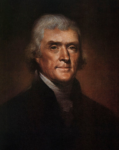 Thomas Jefferson -  Rembrandt Peale - McGaw Graphics