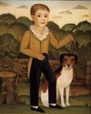 Boy with Dog -  Diane Ulmer Pedersen - McGaw Graphics