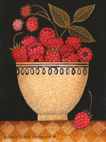 Cup O Raspberries -  Diane Ulmer Pedersen - McGaw Graphics