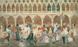 Sunlight on the Piazzetta, 1898–99 -  Maurice Brazil Prendergast - McGaw Graphics