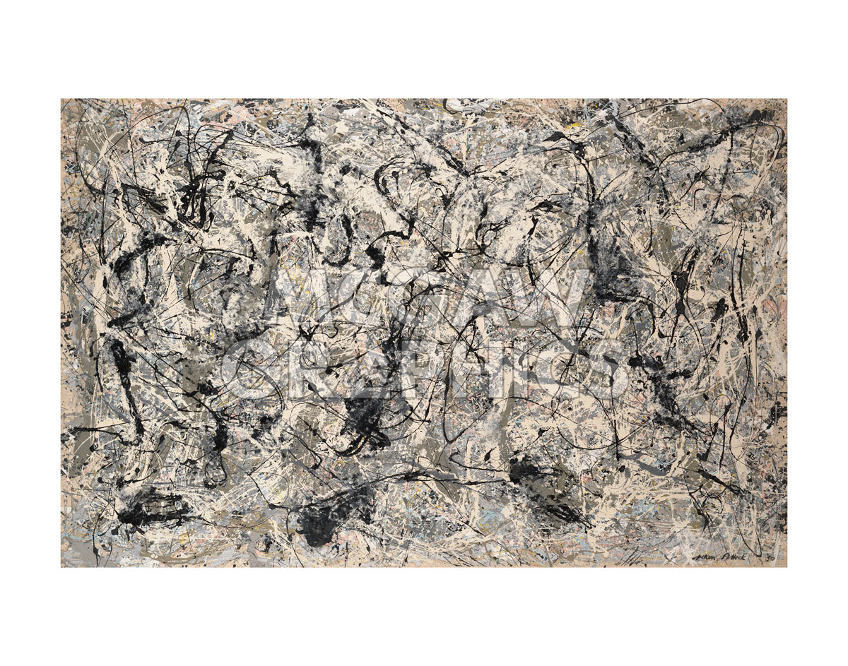 POLLOCK　No 4 1949/ジャクソン ポロック/アートポスター Amazon.co.jp: ポスター ジャクソン ポロック No 4 1949