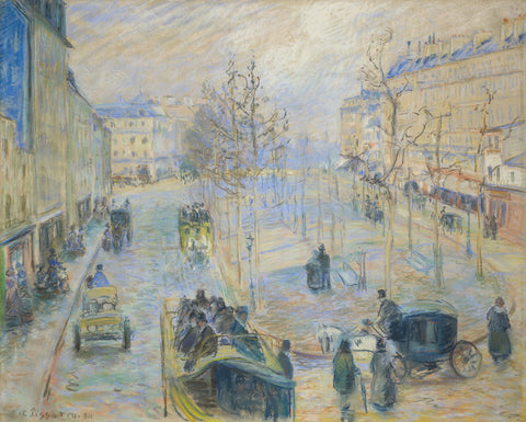 Boulevard Rochechouart, 1880 -  Camille Pissarro - McGaw Graphics