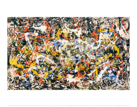 Convergence -  Jackson Pollock - McGaw Graphics