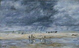 Figures on the Beach -  Eugène Louis Boudin - McGaw Graphics