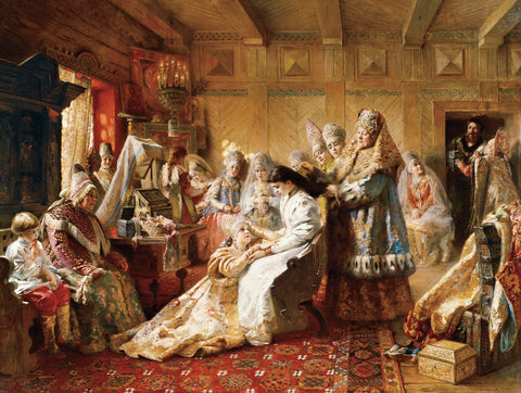 The Russian Bride's Attire, 1889 -  Konstantin Makovsky - McGaw Graphics