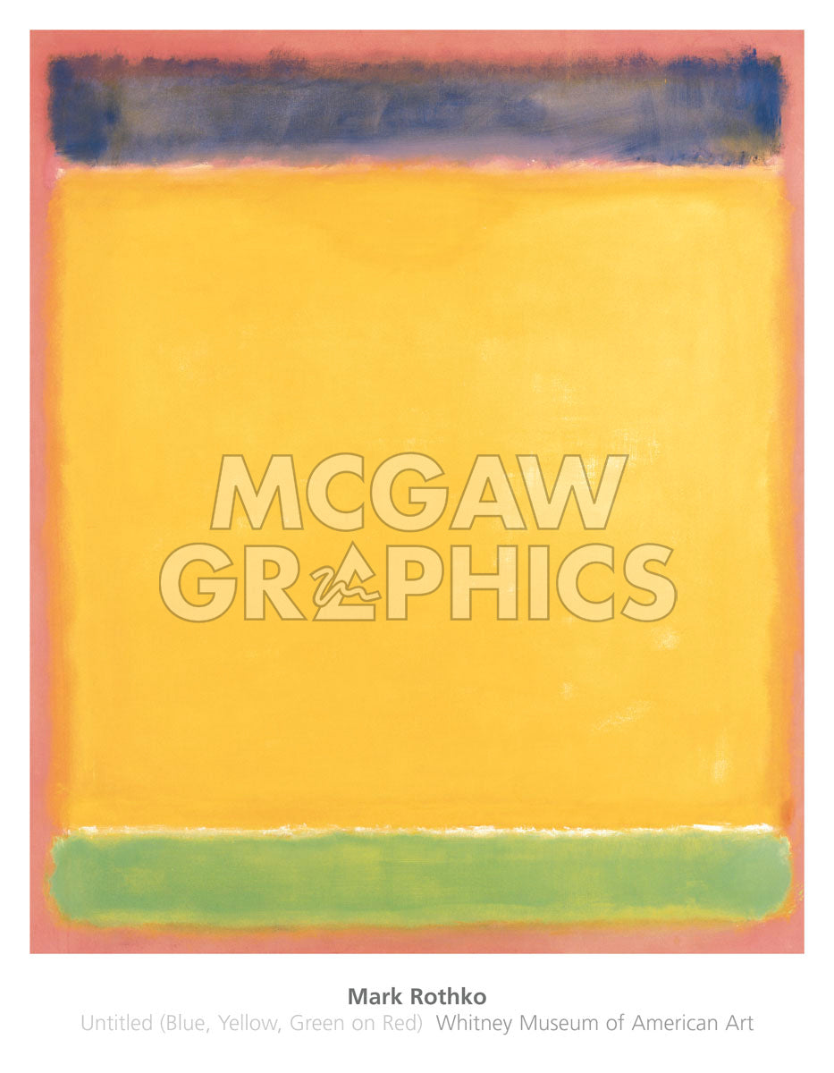 Untitled (Yellow, Red and Blue) by Mark Rothko