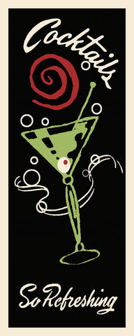 Cocktails So Refreshing -  Retro Series - McGaw Graphics