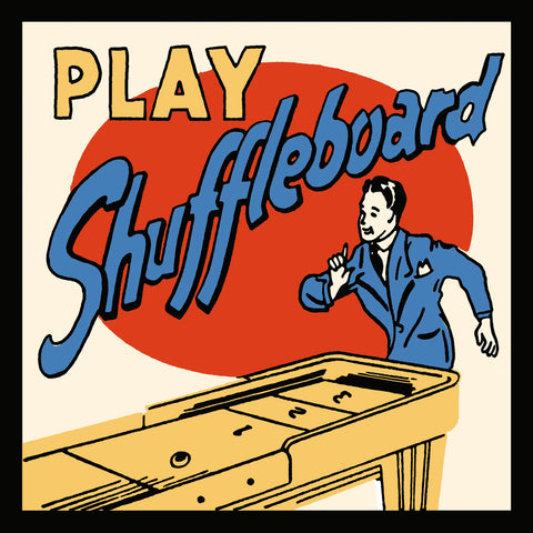 Play Shuffleboard -  Retro Series - McGaw Graphics