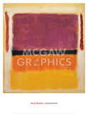 Untitled (Violet, Black, Orange, Yellow on White and Red), 1949 -  Mark Rothko - McGaw Graphics