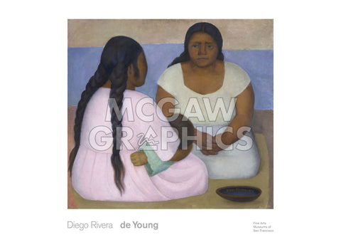 Two Women and a Child -  Diego Rivera - McGaw Graphics