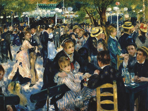 Le Moulin de la Galette 1876 -  Pierre-Auguste Renoir - McGaw Graphics