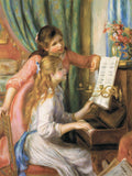 Two Young Girls at the Piano -  Pierre-Auguste Renoir - McGaw Graphics