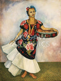 Portrait of Dolores Olmedo -  Diego Rivera - McGaw Graphics