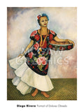Portrait of Dolores Olmedo -  Diego Rivera - McGaw Graphics