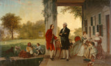 Washington and Lafayette at Mount Vernon, 1784, 1859 -  Rossiter & Mignot - McGaw Graphics