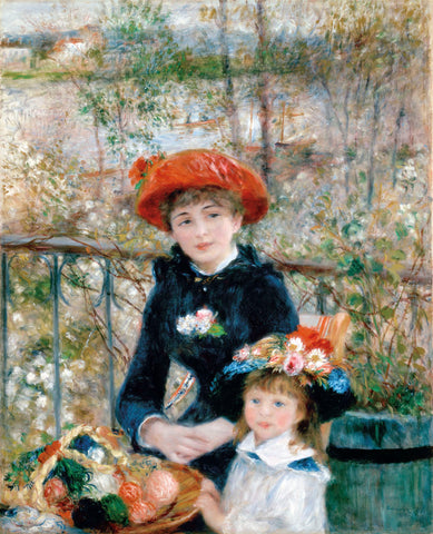 The Two Sisters on the Terrace, 1881 -  Pierre-Auguste Renoir - McGaw Graphics