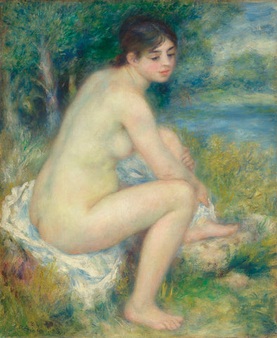 Nude in a Landscape, 1883 -  Pierre-Auguste Renoir - McGaw Graphics
