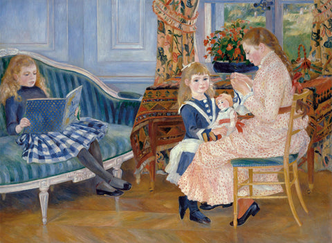 Children’s Afternoon at Wargemont, 1884 -  Pierre-Auguste Renoir - McGaw Graphics