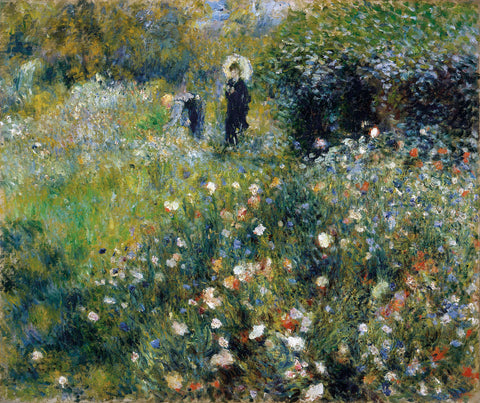 Woman with a Parasol in the Garden, 1875 -  Pierre-Auguste Renoir - McGaw Graphics