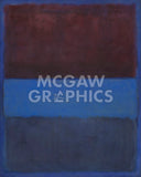 No. 61 (Rust and Blue) [Brown Blue, Brown on Blue], 1953 -  Mark Rothko - McGaw Graphics
