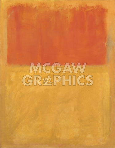 Orange and Tan, 1954 -  Mark Rothko - McGaw Graphics