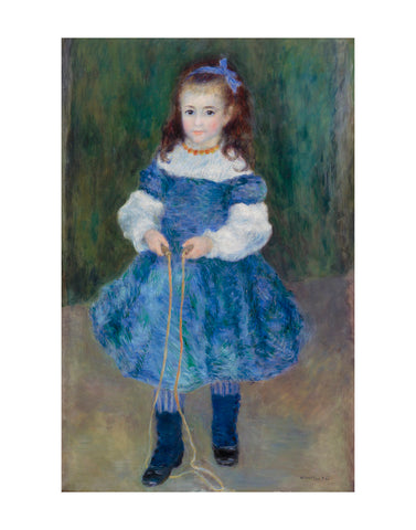Girl with a Jump Rope (Portrait of Delphine Legrand), 1876 -  Pierre-Auguste Renoir - McGaw Graphics