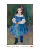 Girl with a Jump Rope (Portrait of Delphine Legrand), 1876 -  Pierre-Auguste Renoir - McGaw Graphics