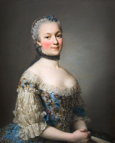 Grevinnan Kataryna Zamoyska, 1752 -  Alexander Roslin - McGaw Graphics