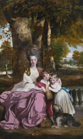 Lady Elizabeth Delmé and Her Children, from 1777 until 1779 -  Sir Joshua Reynolds - McGaw Graphics
