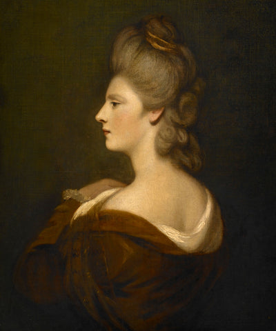 Portrait of a Woman presumed to be Mrs. James Fox, c 1775-1780 -  Sir Joshua Reynolds - McGaw Graphics