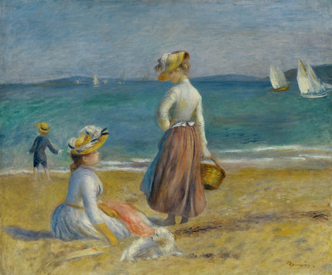 Figures on the Beach, 1890 -  Pierre-Auguste Renoir - McGaw Graphics