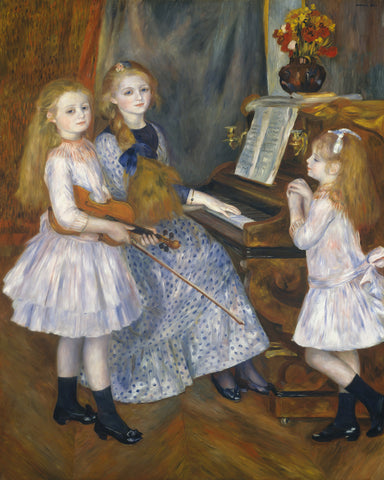 The Daughters of Catulle Mendes, 1888 -  Pierre-Auguste Renoir - McGaw Graphics