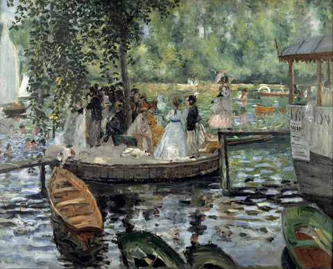 La Grenouillere, 1869 -  Pierre-Auguste Renoir - McGaw Graphics