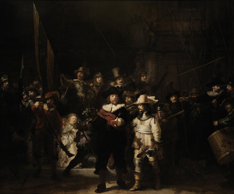The Night Watch, 1642 -  Rembrandt - McGaw Graphics