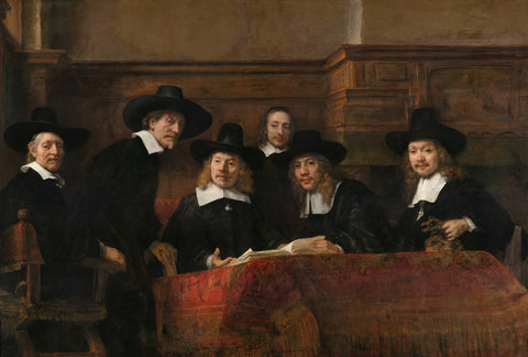 Sampling Officials, 1662 -  Rembrandt - McGaw Graphics