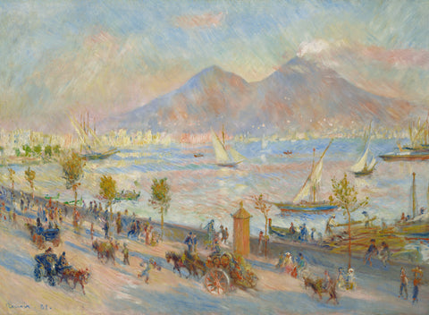 Bay of Naples, Evening, 1881 -  Pierre-Auguste Renoir - McGaw Graphics