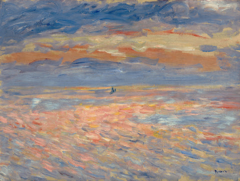 Sunset, 1879 or 1881 -  Pierre-Auguste Renoir - McGaw Graphics