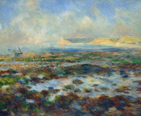 Low Tide, Yport, 1883 -  Pierre-Auguste Renoir - McGaw Graphics