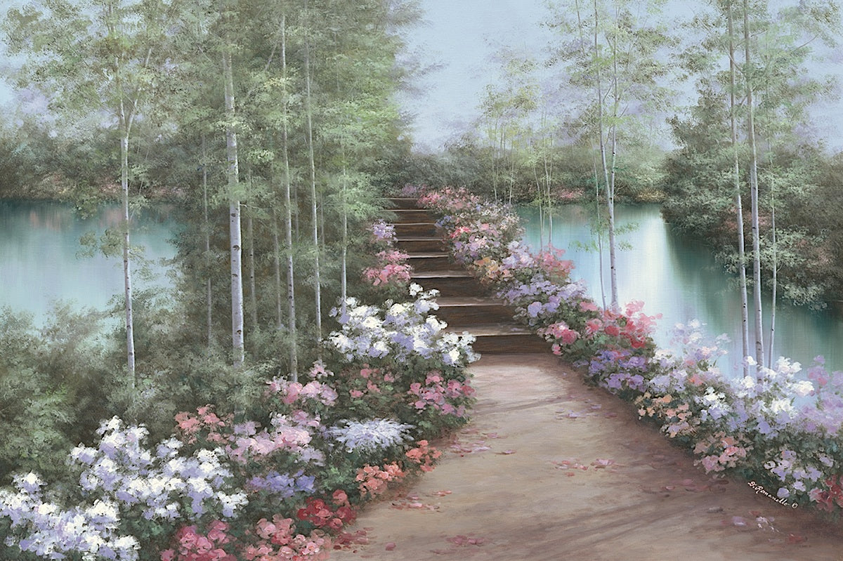 絵（でかすぎる）|  Diane Romanello Bridge of Flowers | McGaw Graphics