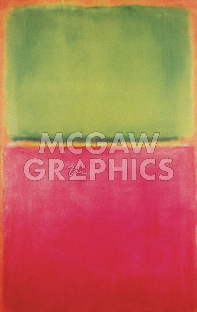 Green, Red, on Orange | McGaw Graphics
