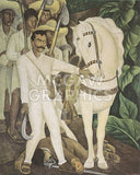 Agrarian Leader Zapata -  Diego Rivera - McGaw Graphics