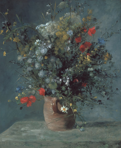 Flowers in a Vase, c. 1866 -  Pierre-Auguste Renoir - McGaw Graphics