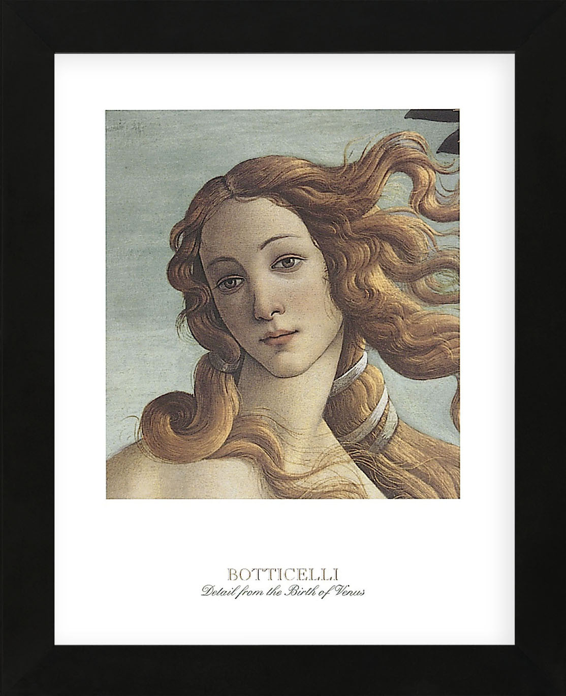 版画 MADSAKI "Birth of Venus II" Botticelli The Birth of Venus (detail) (Framed) | McGaw Graphics