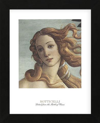 The Birth of Venus (detail) (Framed) -  Sandro Botticelli - McGaw Graphics