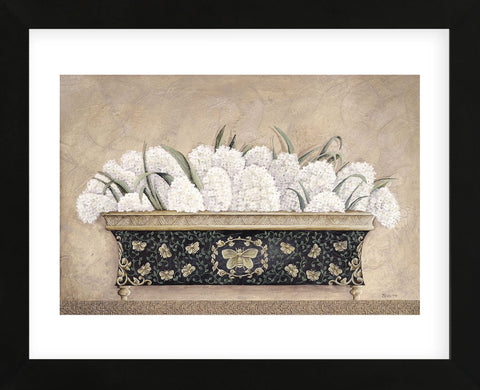 Lilac Cache-Pot  (Framed) -  Jennette Brice - McGaw Graphics